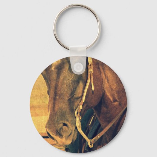 Western paard sleutelhanger (Voorkant)