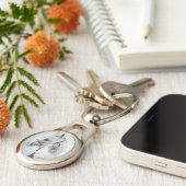 Western paard Sleutelhanger Mare (Zijkant)