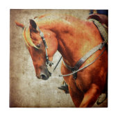 Western paard tegeltje (Voorkant)