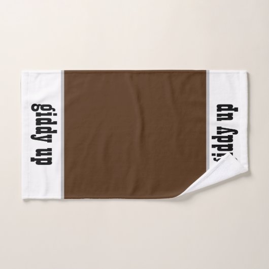 Western paard Thmed Bad Handdoek (Handdoek)