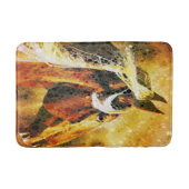 western paard voor abstracte ruitersport badmat (Voorkant)