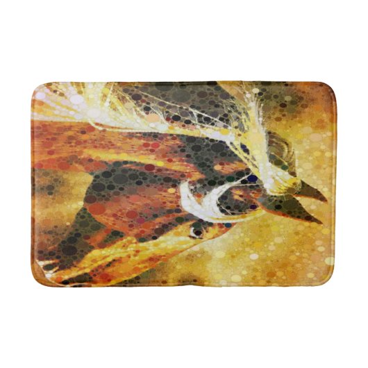 western paard voor abstracte ruitersport badmat (Voorkant)