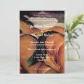 Western Paarden Bruiloft Kaart (Staand voorkant)