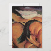 Western Paarden Bruiloft Kaart (Achterkant)