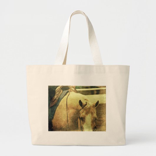 Western Palomino Grote Tote Bag (Voorkant)