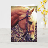 Western Palomino Kaart (Gele Bloem)