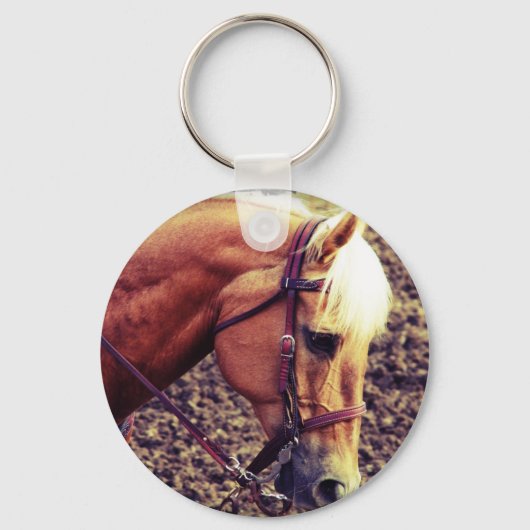 Western Palomino Sleutelhanger (Voorkant)