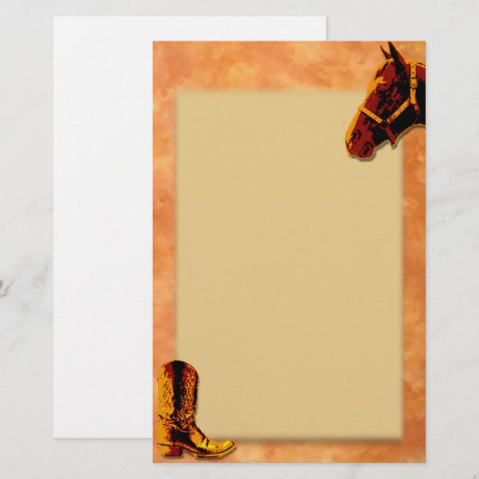 Western papier (Voorkant / Achterkant)