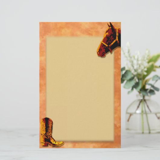 Western papier (Staand voorkant)