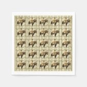 Western Papier Napkins  Cowboy Servetten (Voorkant)