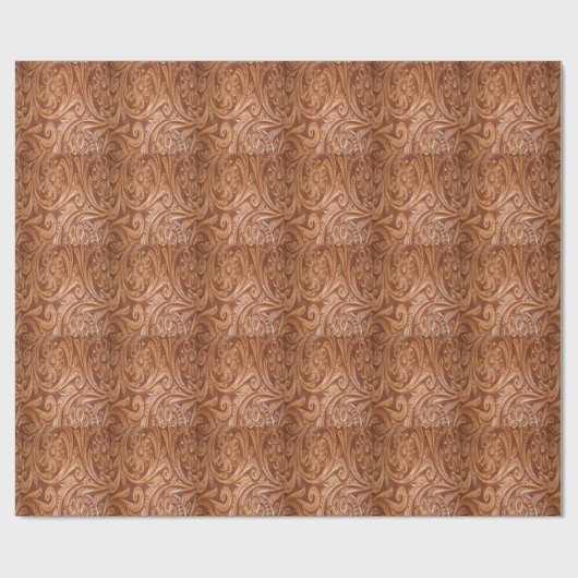 Western papier voor het oppakken van lederen flesj (Vlak)