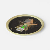 Western Party Cowboy Pet Champagne Vuurwerk Bord (Gekanteld)
