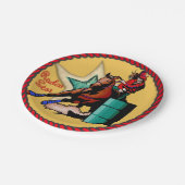 Western Party Cowgirl Barrel Racing Papier Borden Papieren Bordje (Gekanteld)
