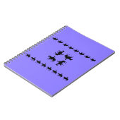 Western Periwinkle - Horseback Silhouettes Notitieboek (Linkerzijde)