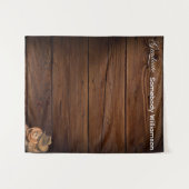 Western Pet en Lasso Achtergrond voor Afstudeerder Wandkleed (Voorkant (horizontaal))