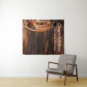 Western Pet en Lasso Achtergrond voor Afstudeerder Wandkleed (In Situ (horizontaal))