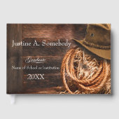 Western Pet en Lasso Afstudeerfeest Gastenboek (Voorkant)