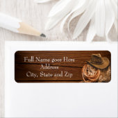 Western Pet en Lasso Afstuderen retouradres Etiket (Insitu)