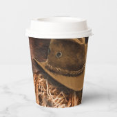 Western Pet en Lasso Graduation Party Papieren Bekers (Achterkant)