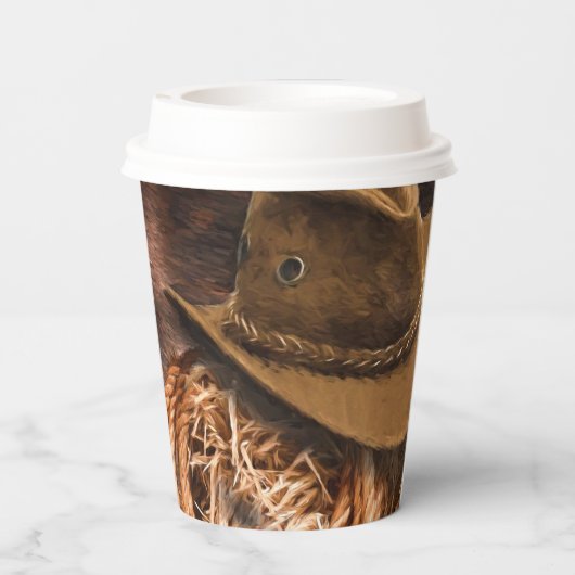 Western Pet en Lasso Graduation Party Papieren Bekers (Achterkant)