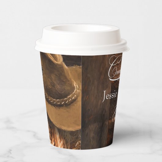 Western Pet en Lasso Graduation Party Papieren Bekers (Rechts)