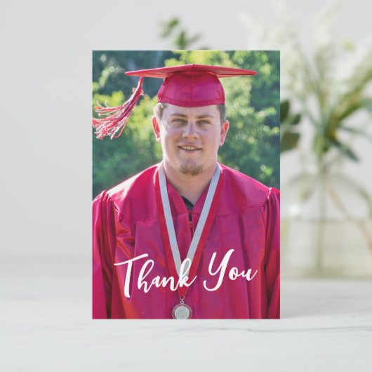 Western Pet - Lasso Afstuderen Bedankt kaart (Staand voorkant)