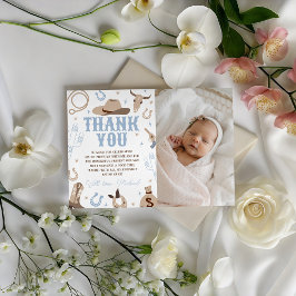 Western Photo Thank You Card Kaart