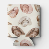 Western Pink Brown Cowgirl Hats   Blikjeskoeler (Achterkant)