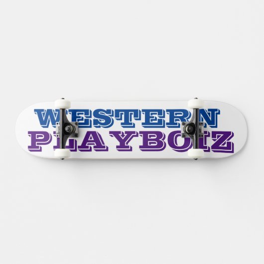 WESTERN PLAYBOIZ Skateboard (Horizontaal)