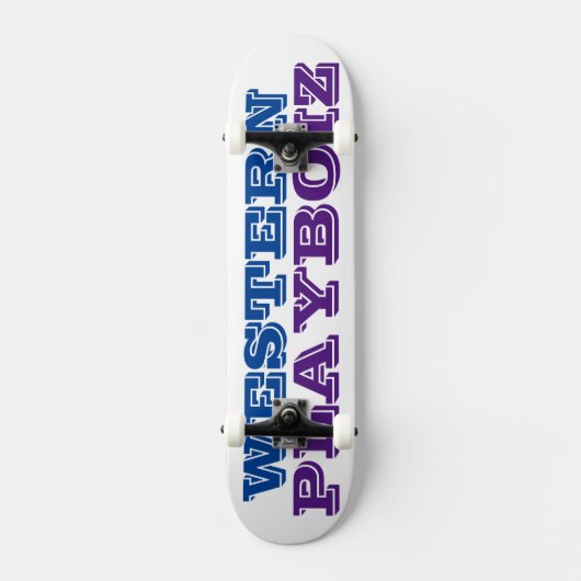 WESTERN PLAYBOIZ Skateboard (Voorkant)