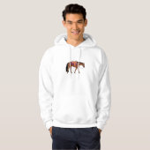 Western plezierpaard hoodie (Voorkant volledig)