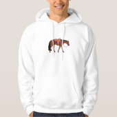 Western plezierpaard hoodie (Voorkant)