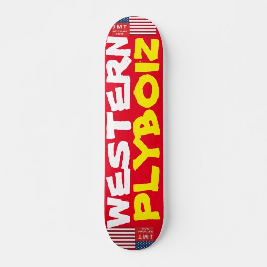 WESTERN PLYBOIZ JMT USA Skateboard (Voorkant)