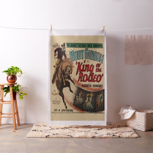  Western Poster koning Rodeo-Lg Stof (Voorbeeld)