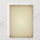 WESTERN POSTER - Uitnodiging van met de partij gel (Achterkant)