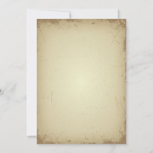 WESTERN POSTER - Uitnodiging van met de partij gel (Achterkant)