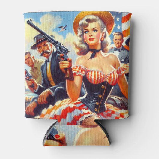  Western Pulp Meisje Blikjeskoeler (Voorkant)