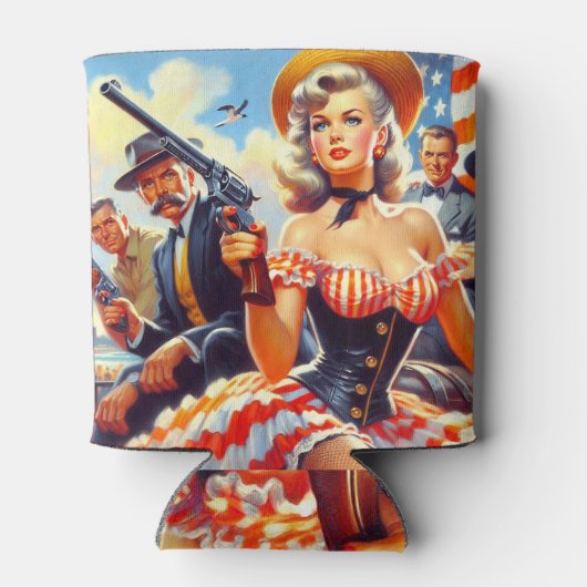  Western Pulp Meisje Blikjeskoeler (Achterkant)