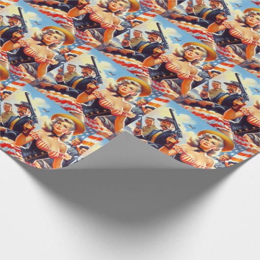  Western Pulp Meisje Cadeaupapier (Hoek)