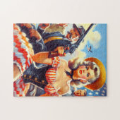  Western Pulp Meisje Legpuzzel (Horizontaal)