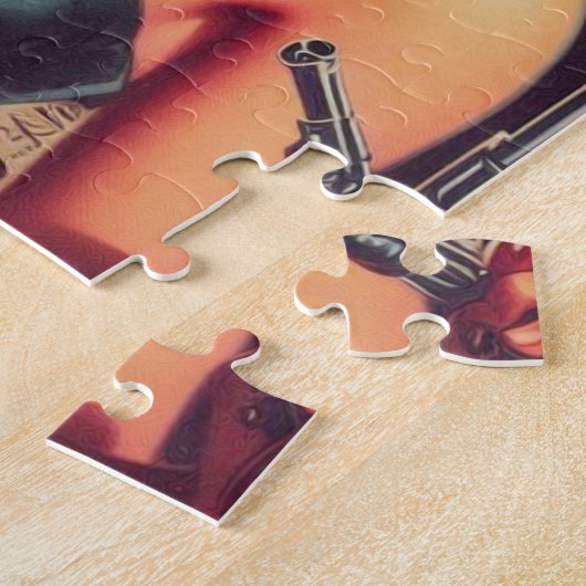  Western Pulp Meisje Legpuzzel (Zijkant)