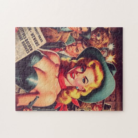 Western Pulp Meisje Legpuzzel (Horizontaal)