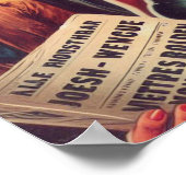  Western Pulp Meisje Poster (Hoek)