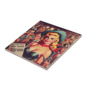  Western Pulp Meisje Tegeltje (Zijkant)