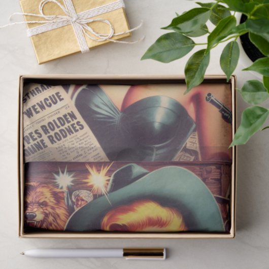  Western Pulp Meisje Tissuepapier (Geschenk)