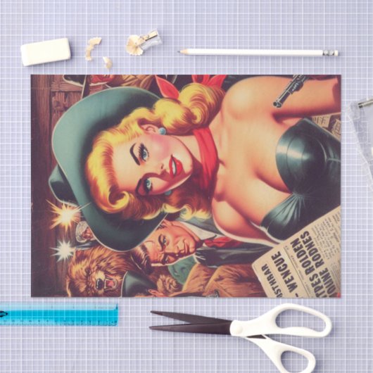  Western Pulp Meisje Tissuepapier (Craft)