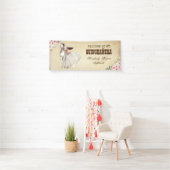 Western Quinceanera 15e geboortedag Spandoek (Insitu)