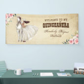 Western Quinceanera 15e geboortedag Spandoek (Beurs)