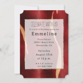 Western Red Cream Koeienhuid Kaart