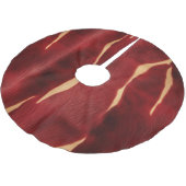 Western Red Cream Koeienhuid Kerstboom Rok (Gekanteld)